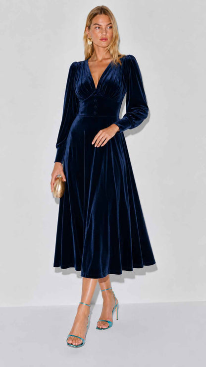 Balia Midikleid aus Samt