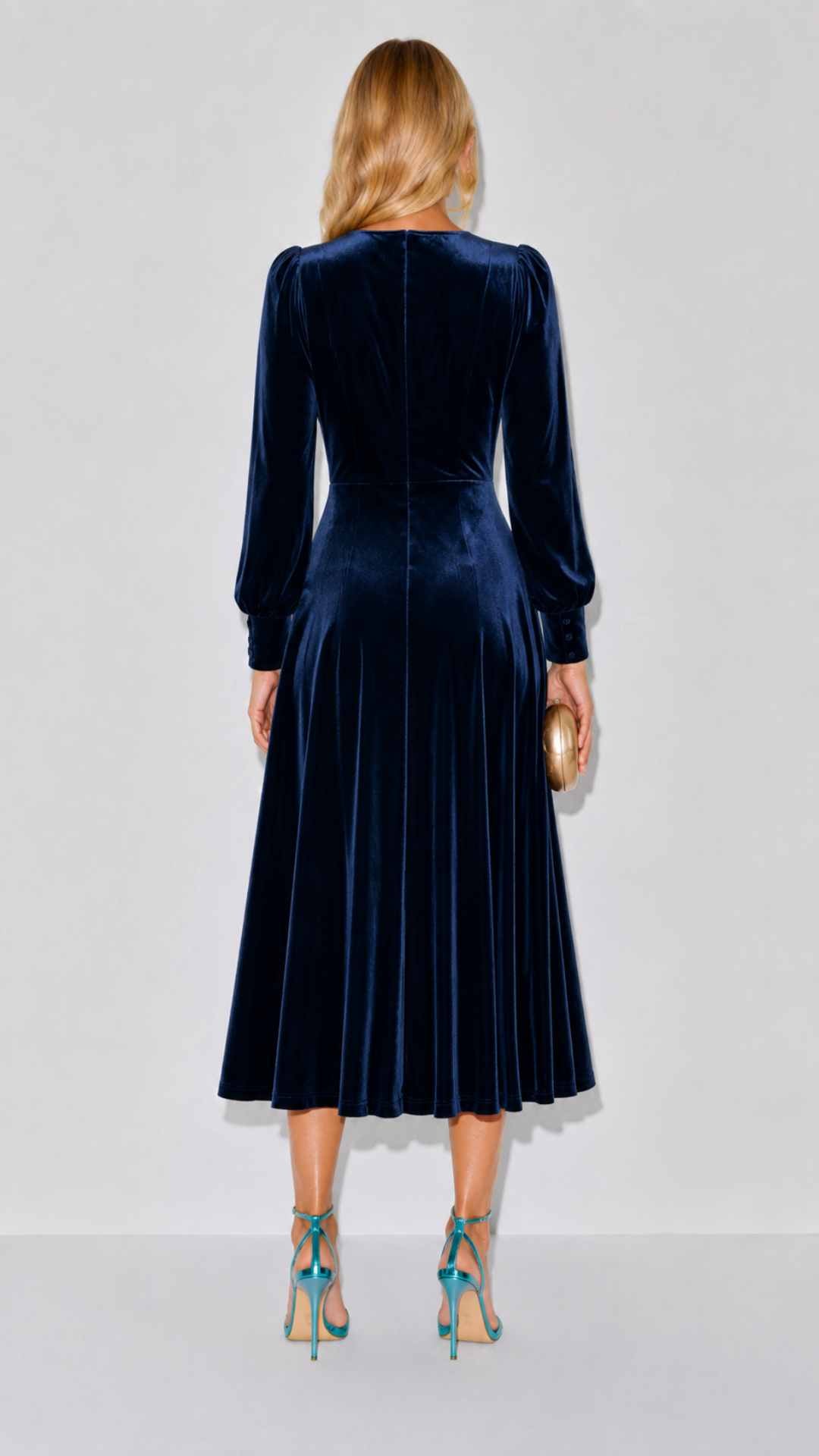 Balia Midikleid aus Samt