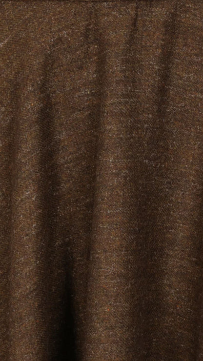 Mika Mini Chocolate Woollen Skirt