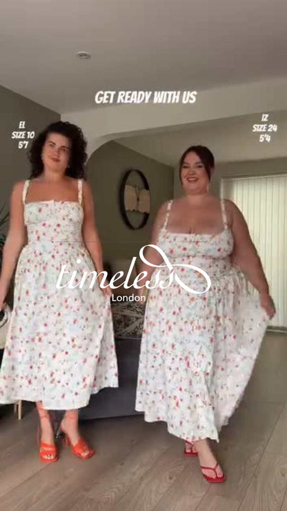 Bedrucktes Kleid „Clemence“