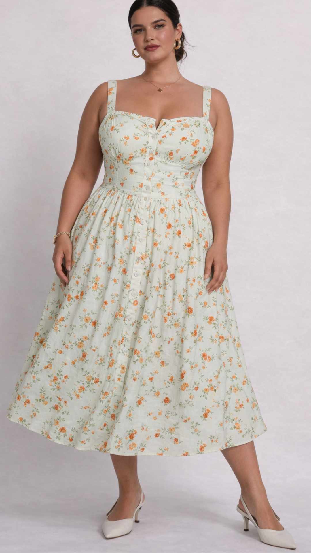 Bedrucktes Kleid „Clemence“