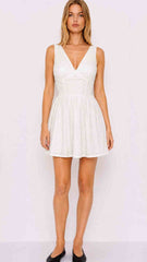 Irisa Mini Broderie Anglaise Dress