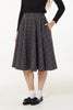 Sophie Grey and Pink Swing Skirt