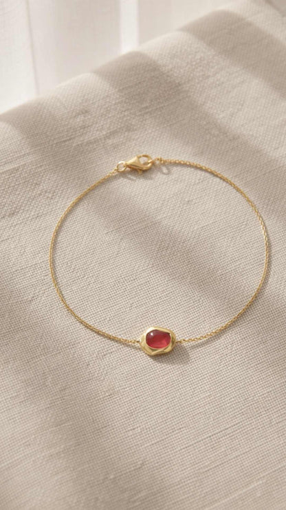 Sasha Red Onyx Bracelet
