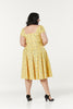 Seema Midi A line Yellow Floral Dress