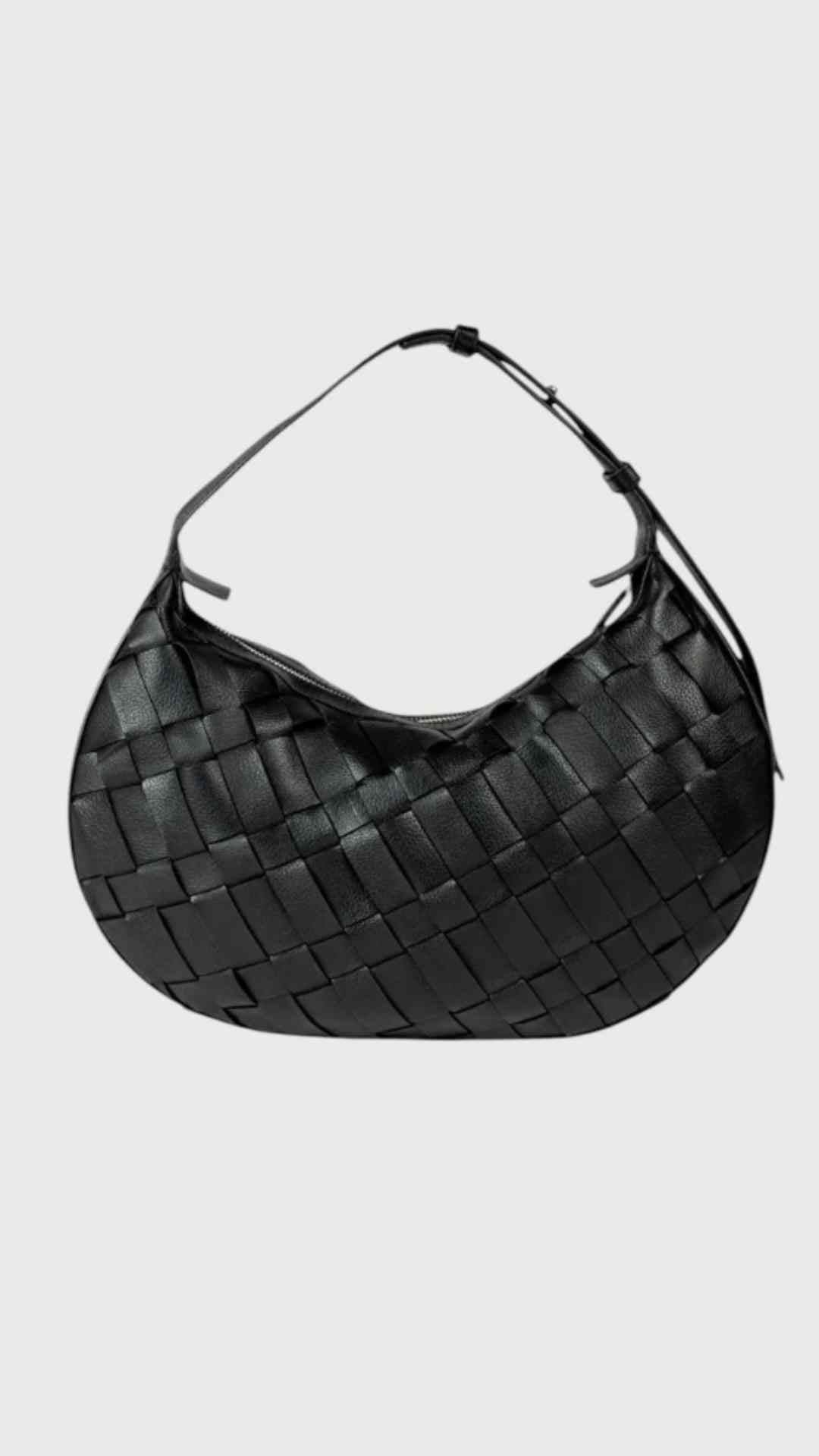 Sienna Black Handcrafted Leather Handbag