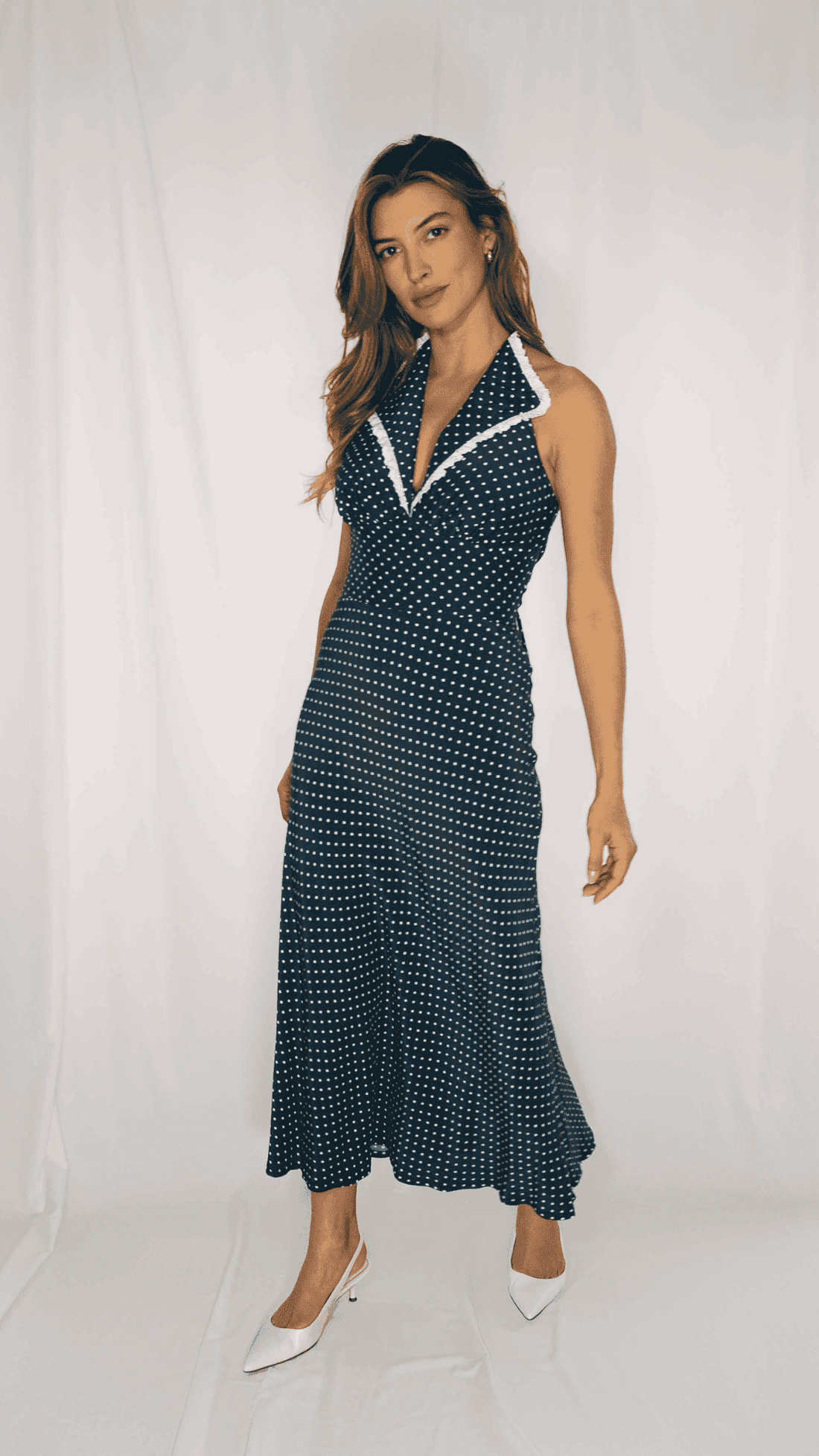 Leonie Polka Dot-Kleid