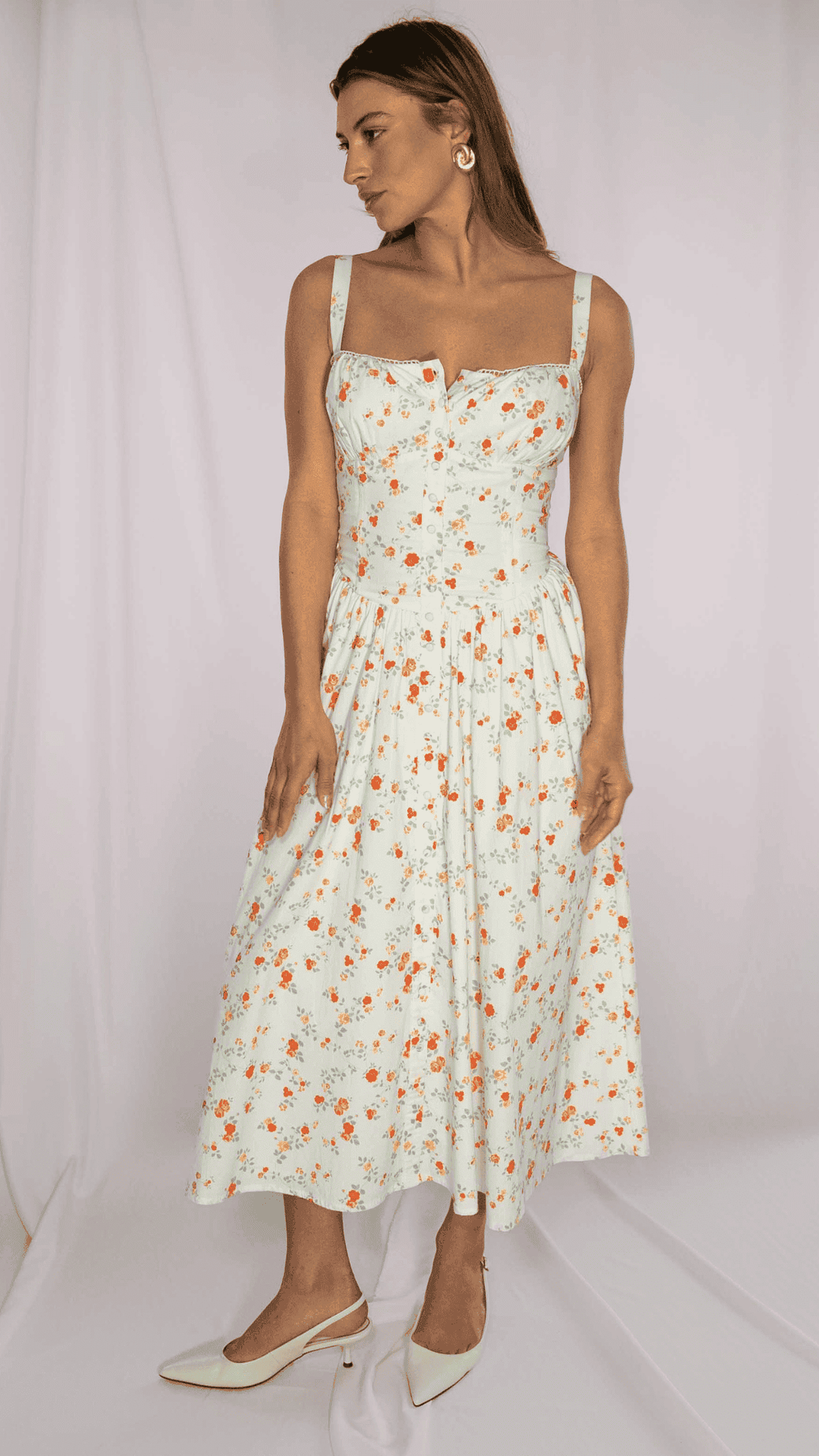 Bedrucktes Kleid „Clemence“