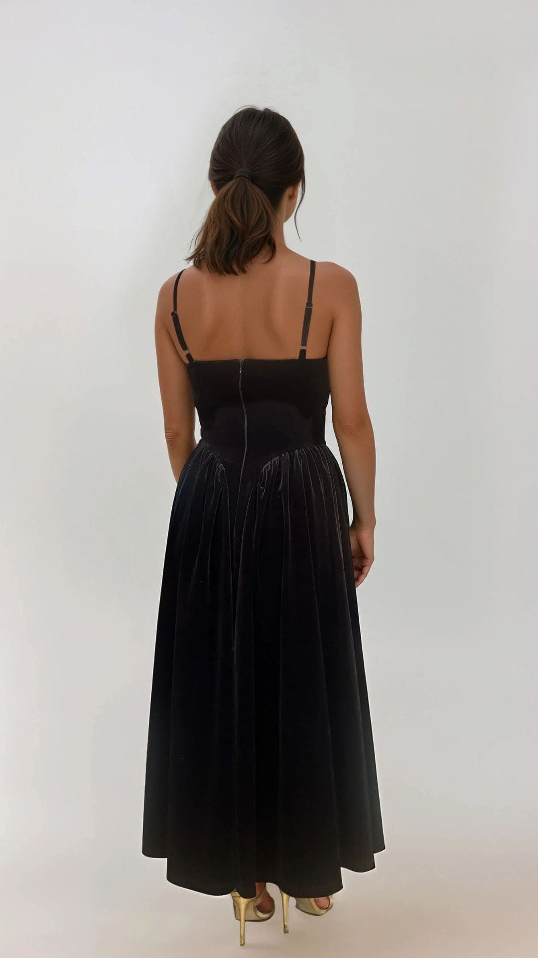 Pre Order: Ziah Midi Velvet Dress