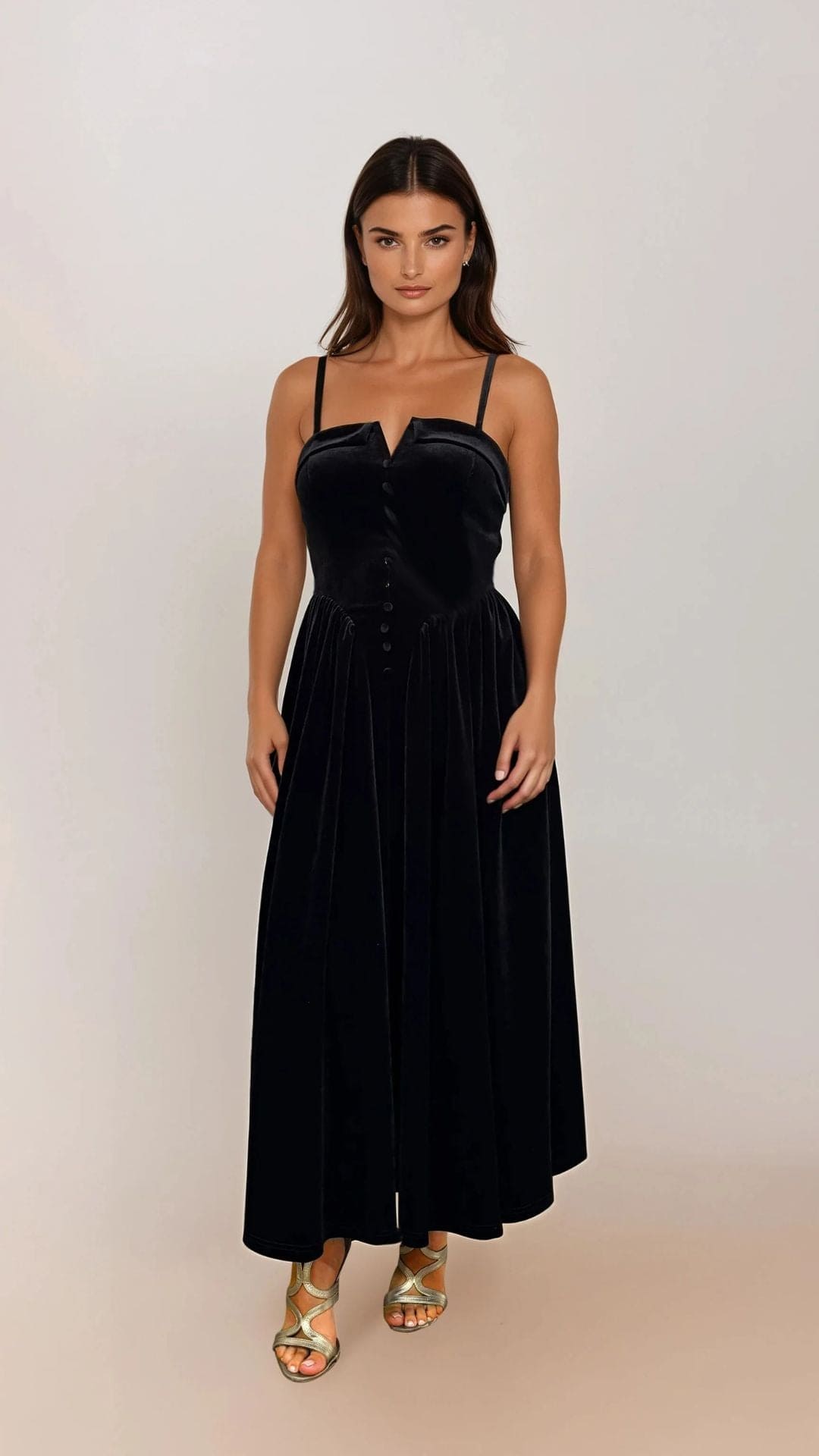 Pre Order: Ziah Midi Velvet Dress