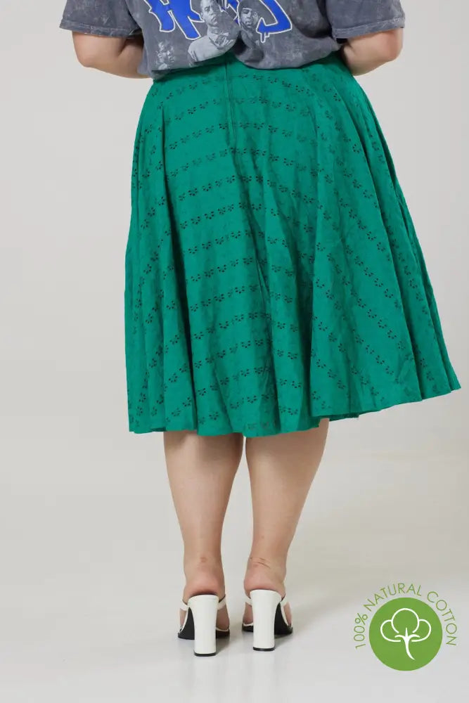 Angelina Green Skirt