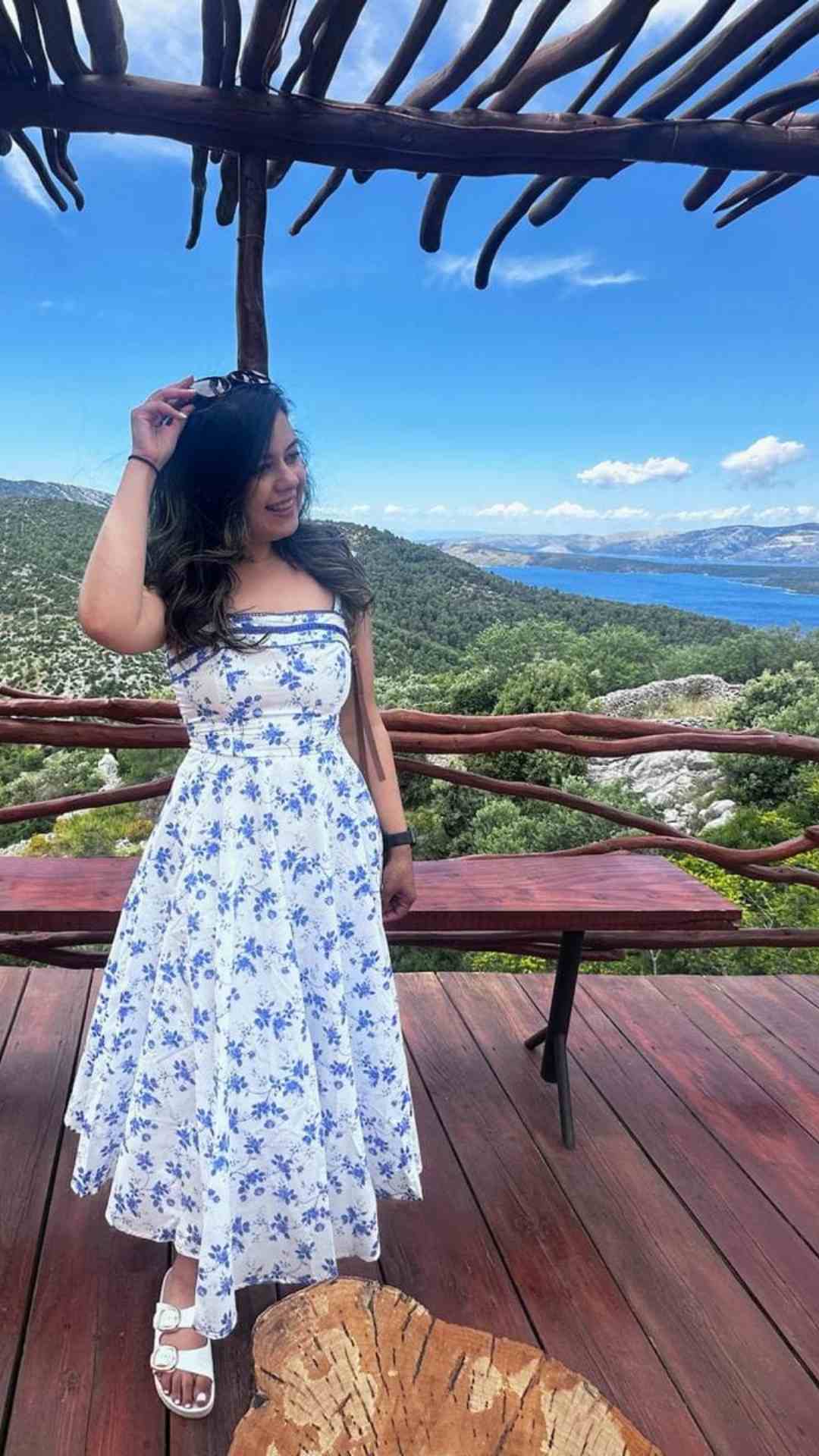 Ivy Blue Floral Dress