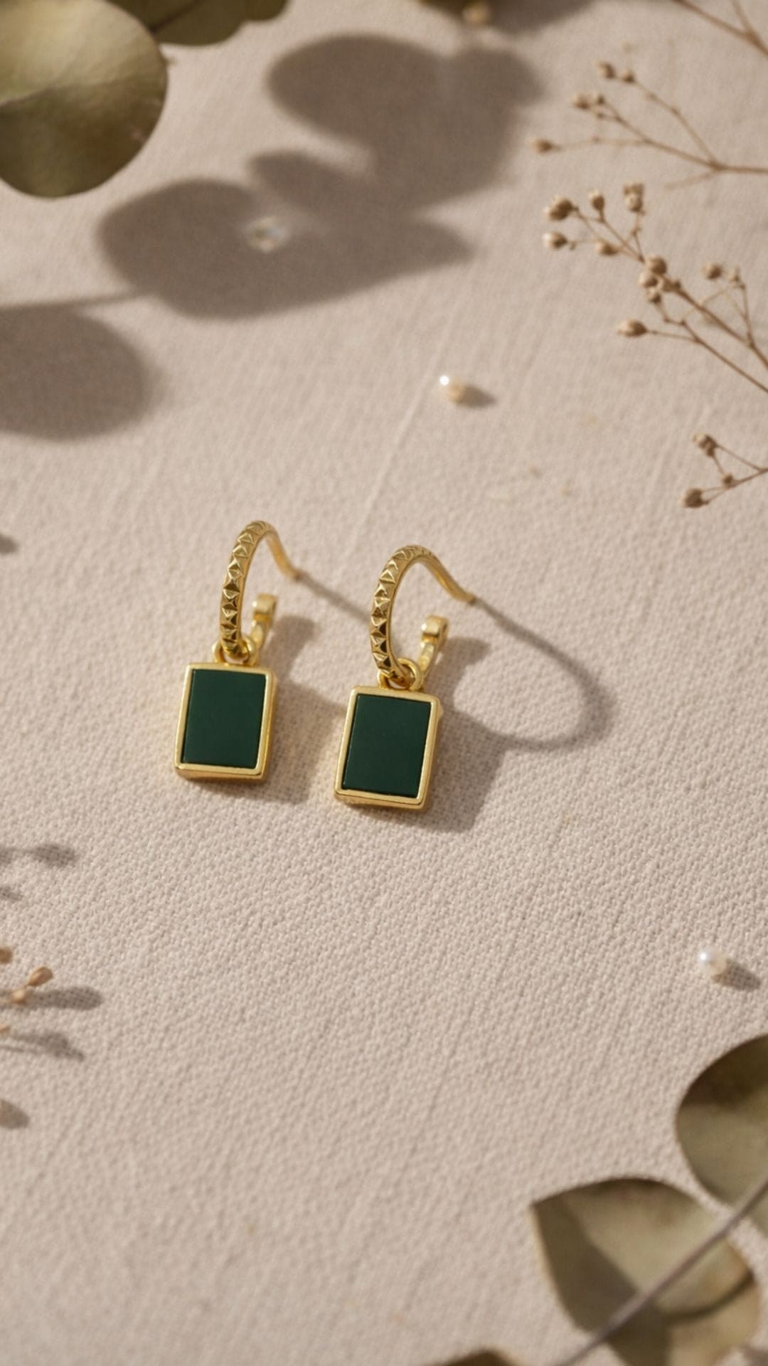 Kiaria Green Aventurine Earrings