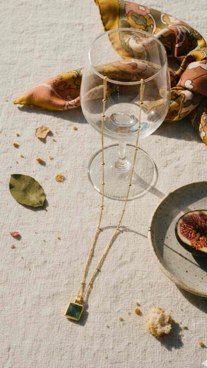 Kiaria Green Aventurine Necklace