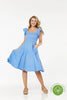 Raphaella Blue Dress Xs / Dresses