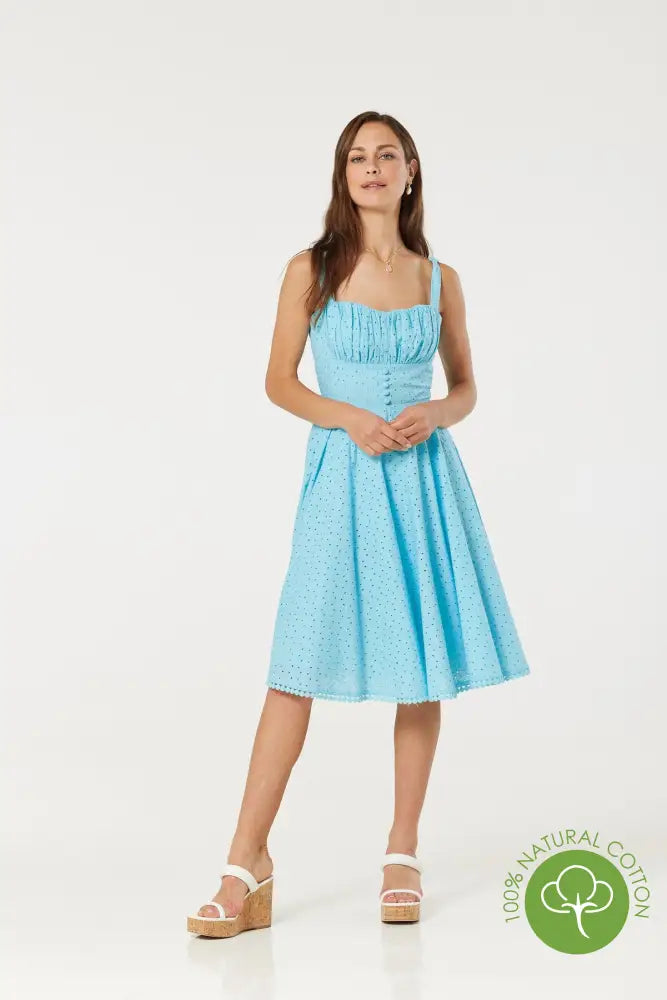 Valerie Sky Blue Dress Dresses