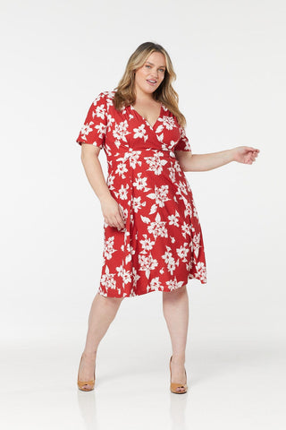 Molly Floral Tea Dress - Timeless London