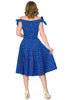 Jessica Blue Floral Print Dress - Timeless London
