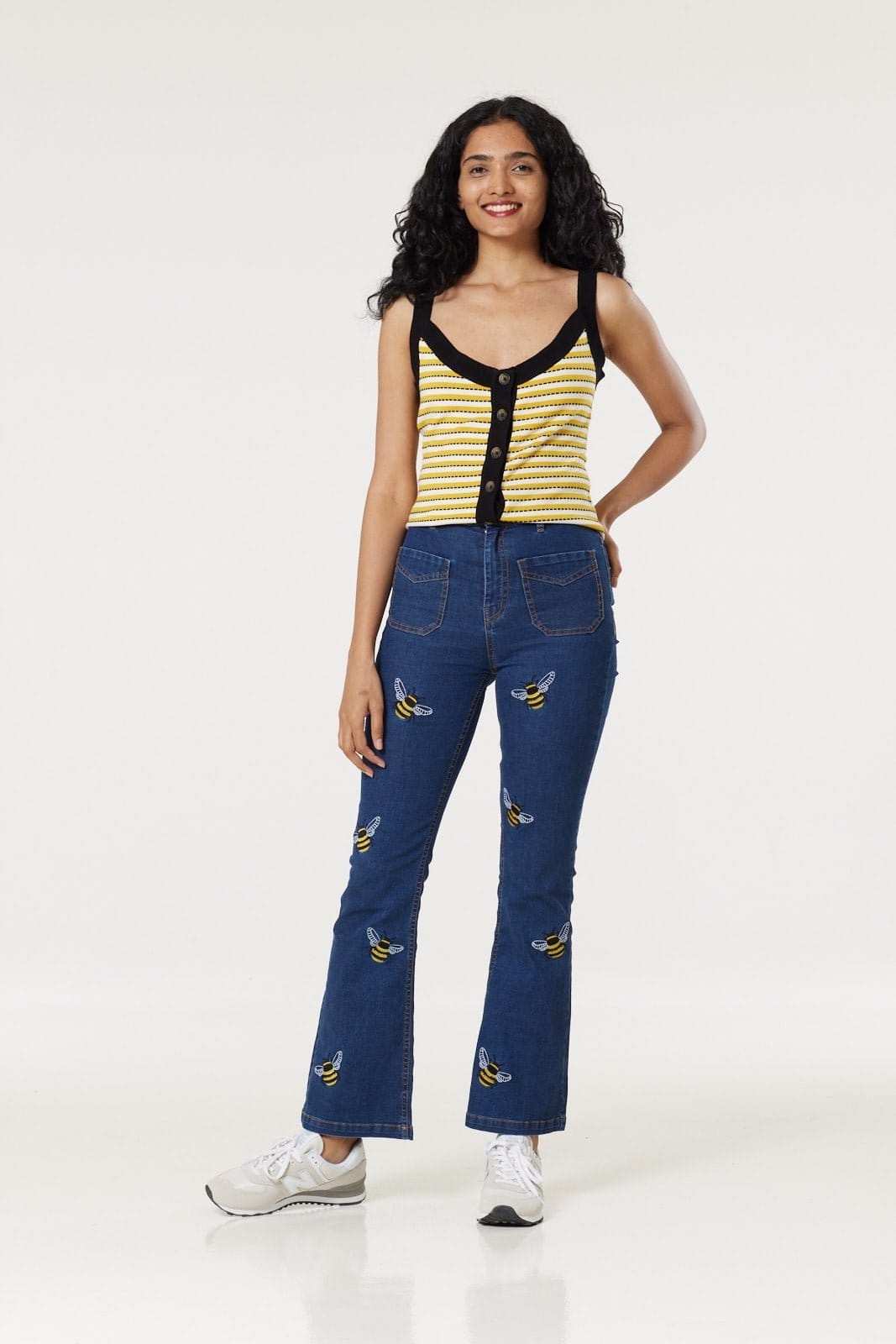 Emily Yellow Strap top - Timeless London